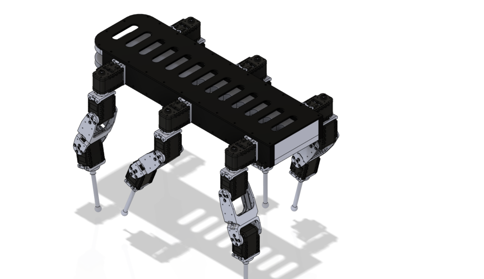 HexaPod Roboti — CAD model by Alireza Ahmadi on GrabCAD